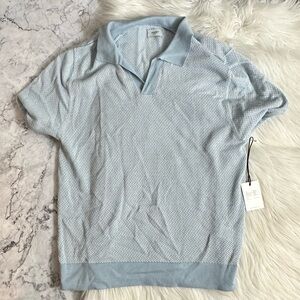 ACADEMY BRAND Pyne Knit Polo Shirt Large